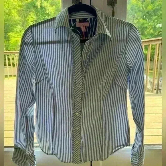 Lilly Pulitzer Cotton Button Down - Picture 6 of 7